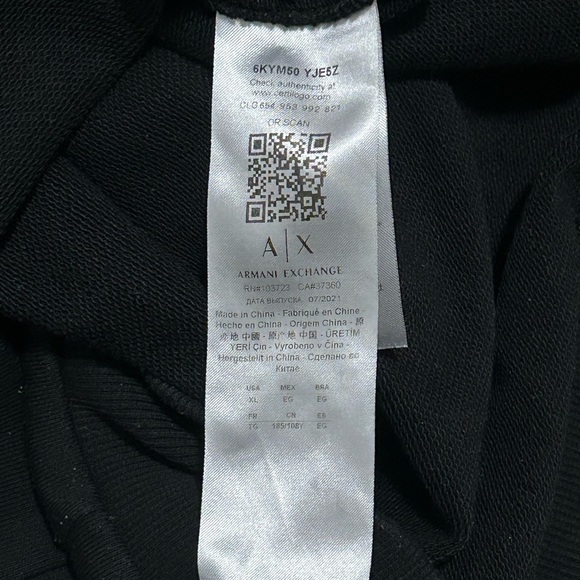 A/X Armani Exchange Women’s Black Crewneck Sweater - Picture 6 of 6